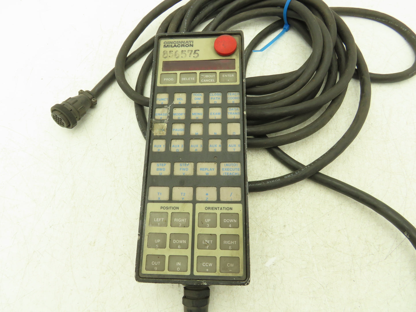 Cincinnati Milacron 3-424-1993A CNC HMI Teach Pendant Operator Control 20' Cord