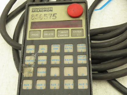 Cincinnati Milacron 3-424-1993A CNC HMI Teach Pendant Operator Control 20' Cord