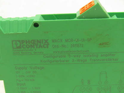 Phoenix Contact MACX MCR-UI-UI-SP Isolating Amplifier PLC Signal Conditioner