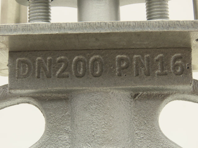 DN200 PN16 Wafer Butterfly Valve Cast Iron 8" W/Mount