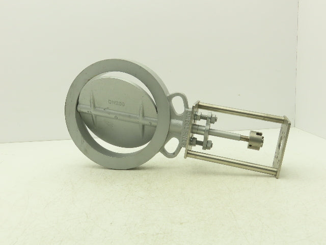 DN200 PN16 Wafer Butterfly Valve Cast Iron 8" W/Mount