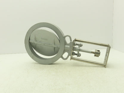 DN200 PN16 Wafer Butterfly Valve Cast Iron 8" W/Mount