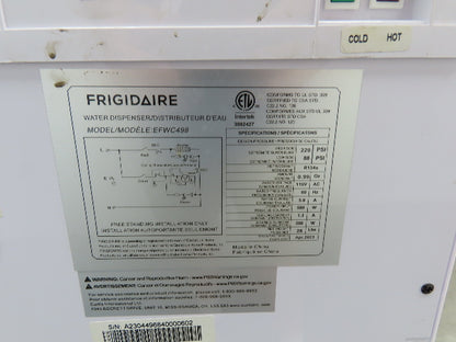 Frigidaire EFWC498 Top Loading Water Cooler Dispenser Hot Cold 5 Gallon