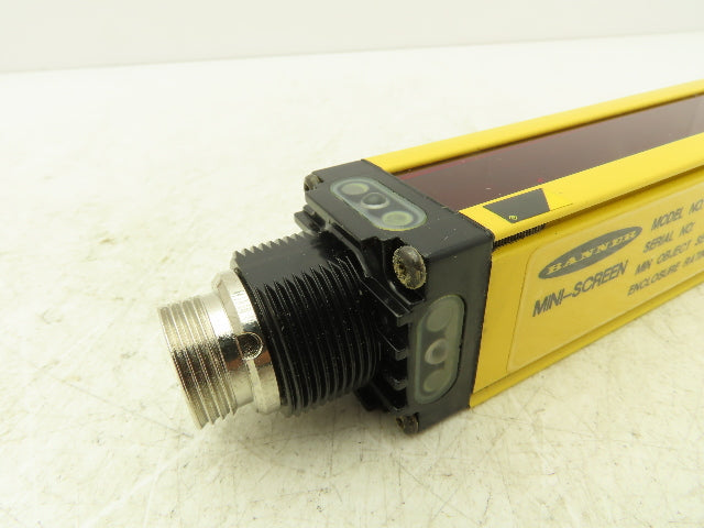 Banner Mini-Screen Light Curtain Emitter MSE1224Y 1' Area 30' Range 47654
