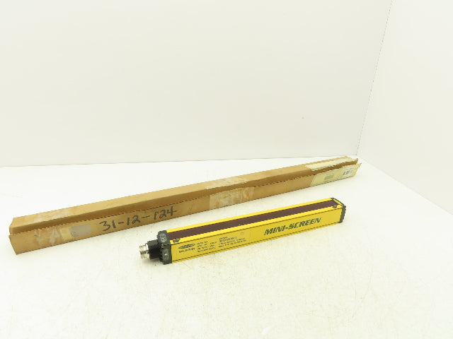 Banner Mini-Screen Light Curtain Emitter MSE1224Y 1' Area 30' Range 47654
