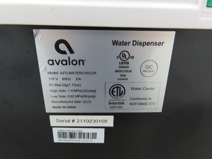 Avalon A2TL Top Loading Water Cooler Dispenser Hot Cold 5 Gallon