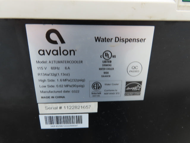 Avalon A1TL Top Loading Water Cooler Dispenser Hot Cold 5 Gallon