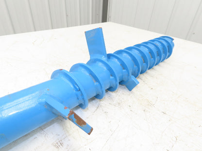 Screw Metering Auger Spiral Shaft Parts Feeder 85mm x 675mm 26.5" D85/60 40-5E