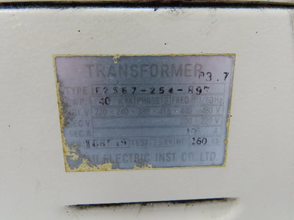 Gomi Electric Step Down Power Transformer 40KVA 3PH HV 220-480  LV 200-220