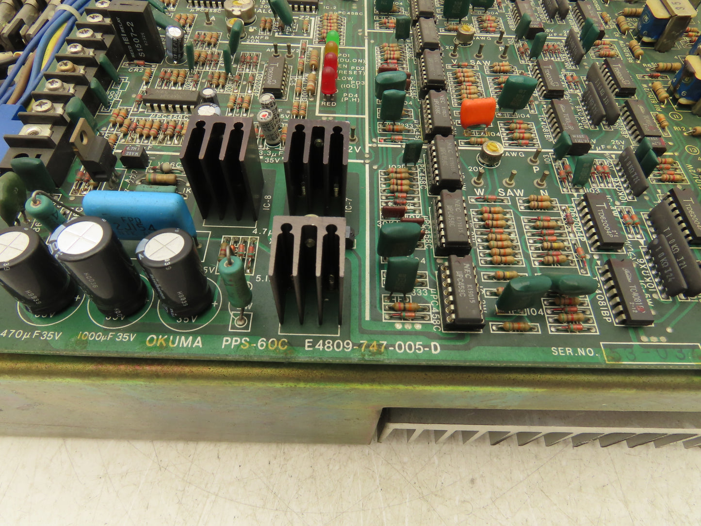 Okuma Machinery LDU-600 Servo Drive CNC Axis Control 0.75kW 200/220VAC 3Ph