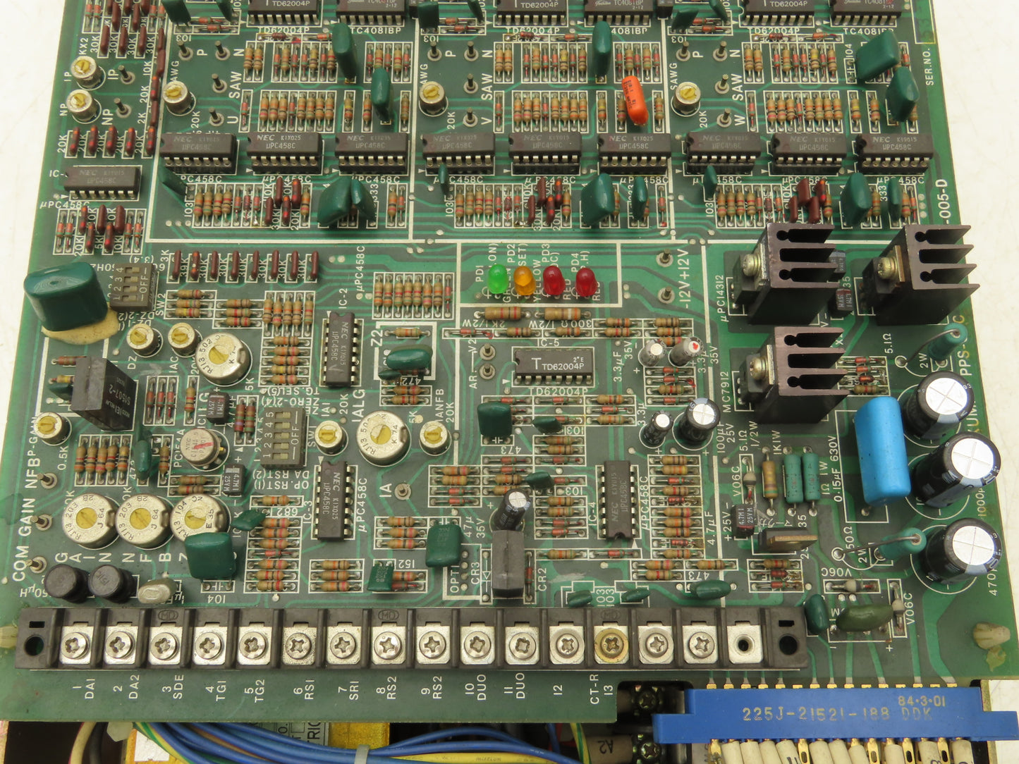 Okuma Machinery LDU-600 Servo Drive CNC Axis Control 0.75kW 200/220VAC 3Ph