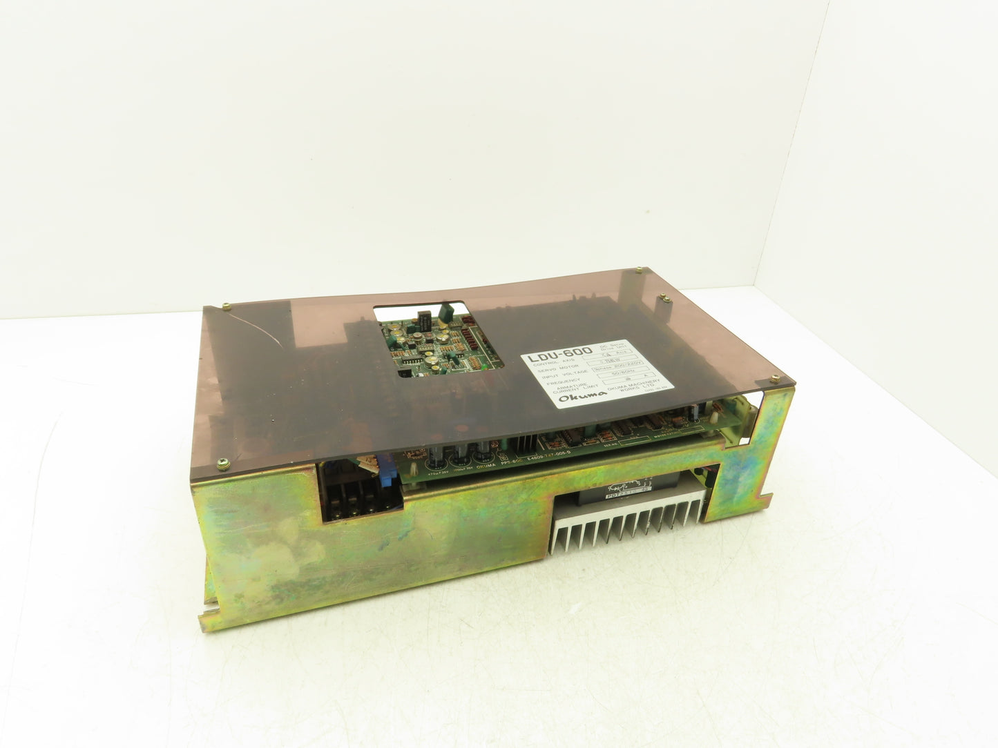 Okuma Machinery LDU-600 Servo Drive CNC Axis Control 0.75kW 200/220VAC 3Ph