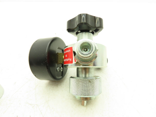 Hydac KI.1.6 Pressure Regulator & Guage 3500 PSI Adapter/Coupler Included