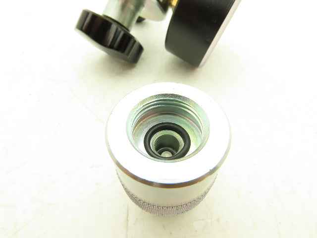 Hydac KI.1.6 Pressure Regulator & Guage 3500 PSI Adapter/Coupler Included