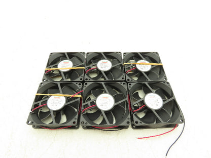 Mechatronics MR8025H24B-FSR Cooling Fan 80 x 80 x 25mm 24VDC 2 Wire Lot Of 6