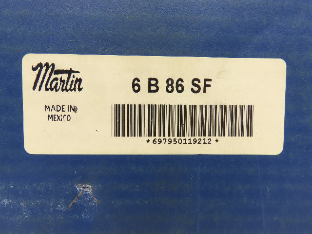 Martin 6B 86SF Pulley 6 Groove A/B Belt 8.95"-OD Bushed For SF QD Bushing