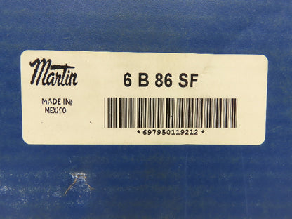 Martin 6B 86SF Pulley 6 Groove A/B Belt 8.95"-OD Bushed For SF QD Bushing