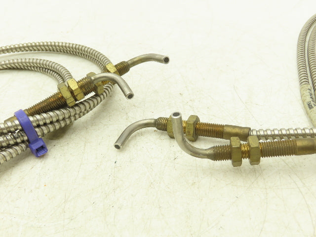 Banner SM312FQD Mini-Beam Fiber Optic Sensor with Cables 36" ITA23S  Lot of 2