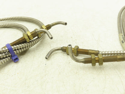 Banner SM312FQD Mini-Beam Fiber Optic Sensor with Cables 36" ITA23S  Lot of 2