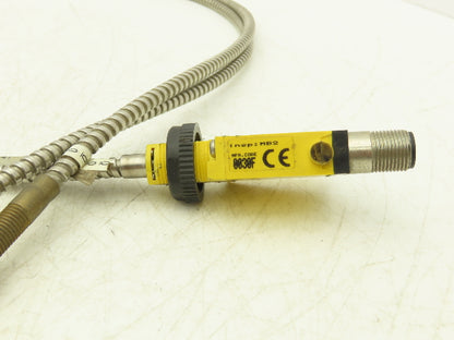 Banner SM312FQD Mini-Beam Fiber Optic Sensor with Cables 36" ITA23S  Lot of 2