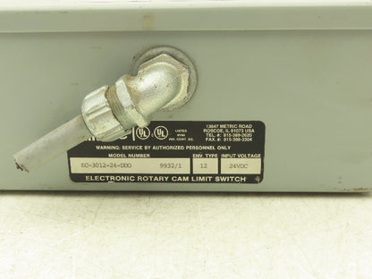 Electro Cam EC-3012-24-DDO Rotary Limit Switch 12-Output 24VDC Dual Shaft