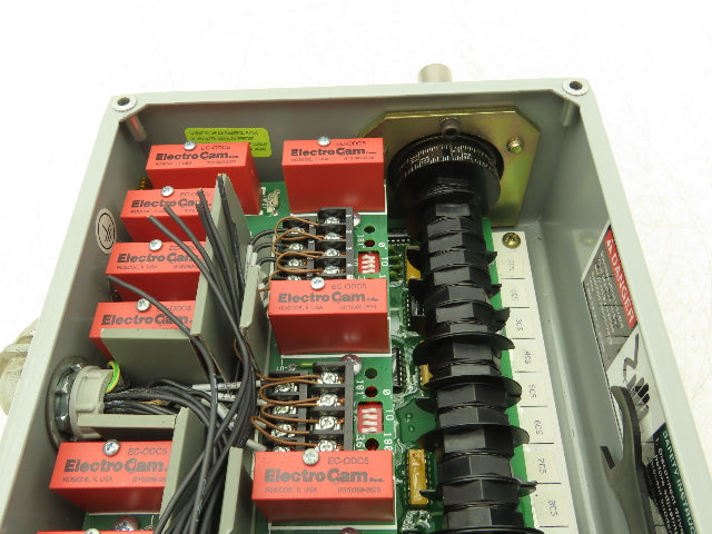 Electro Cam EC-3012-24-DDO Rotary Limit Switch 12-Output 24VDC Dual Shaft