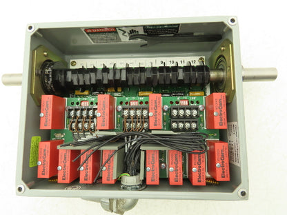 Electro Cam EC-3012-24-DDO Rotary Limit Switch 12-Output 24VDC Dual Shaft