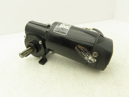 Bodine 32D5BEPM-5F Gearmotor 1/8Hp 130VDC 20:1 Ratio 125 RPM LH Output 5/8"Shaft
