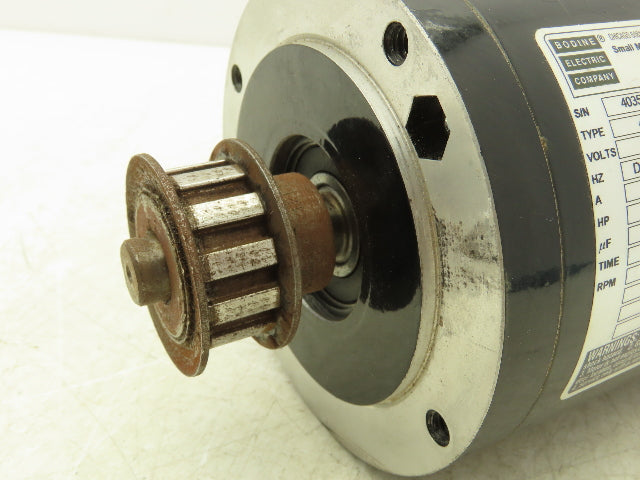 Bodine Electric 42D5BEPM DC Motor 1/4Hp 130VDC 2500 RPM 1/2" Shaft