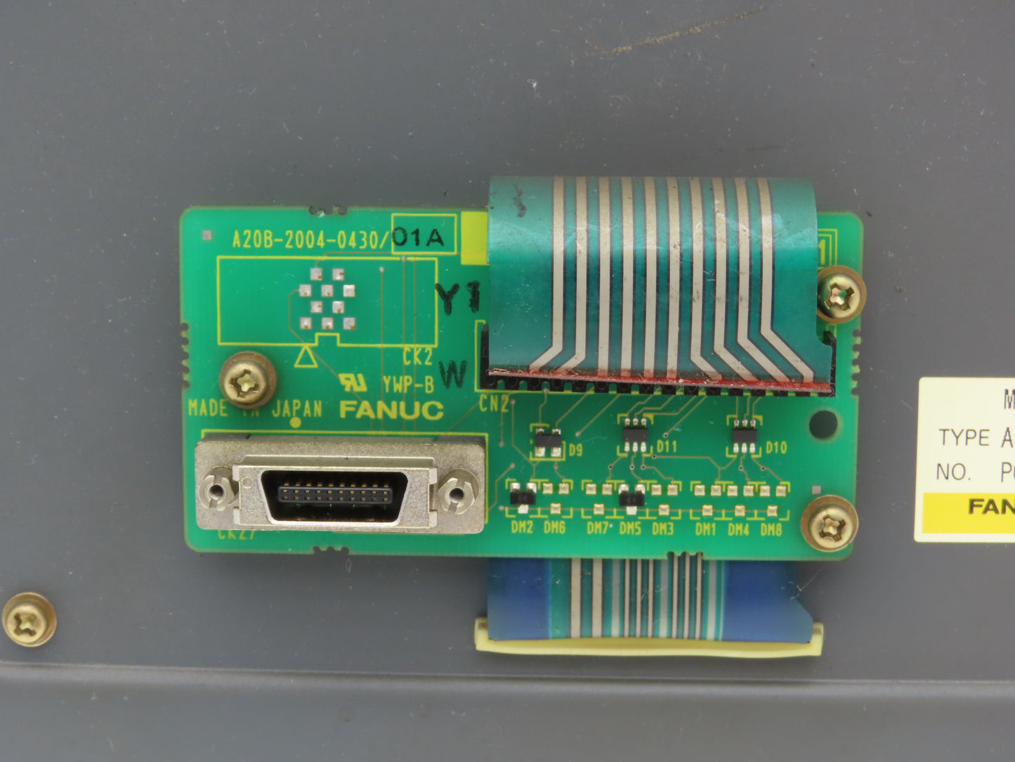 Fanuc A02B-0319-C125#T
A02B-0319-C125#T HMI Operator Control Panel MDI Unit