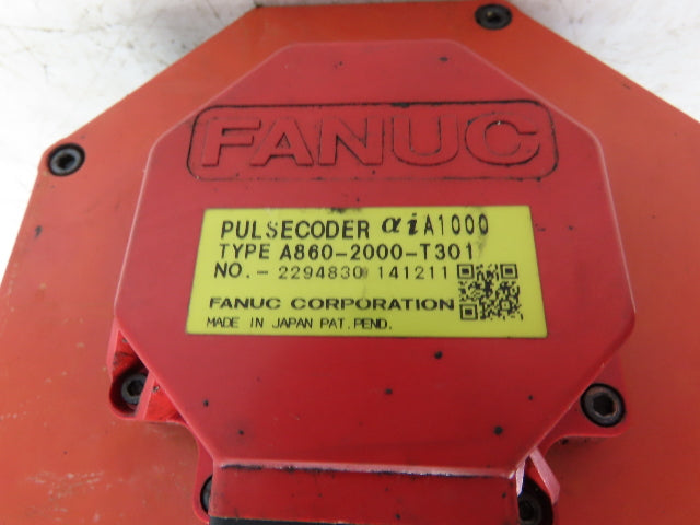 Fanuc A06B-0247-B400 Servo Motor 4kW 3000 RPM 230V 3PH Encoder A860-2000-T301