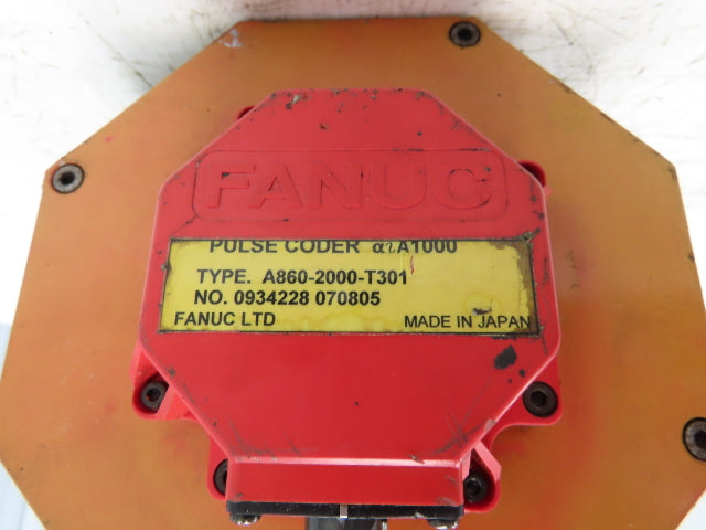 Fanuc A06B-0247-B400 Servo Motor 4kW 3000 RPM 230V 3PH Encoder A860-2000-T301