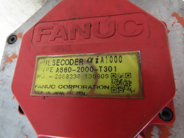 Fanuc A06B-0247-B100 AC Servo Motor 4kW 230V 3000 RPM 3PH Encoder A860-2000-T301