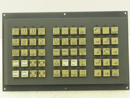 Fanuc Corporation A02B-0319-C243 HMI Operator Push Button Control Panel Unit