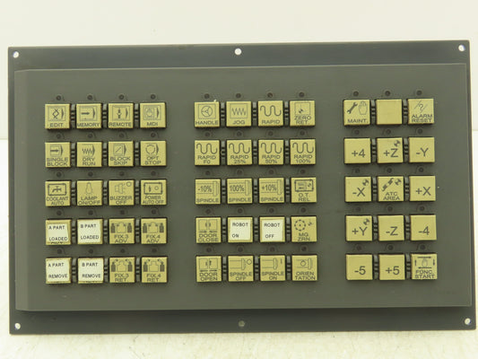 Fanuc Corporation A02B-0319-C243 HMI Operator Push Button Control Panel Unit
