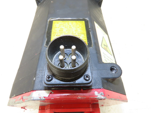 Fanuc A06B-0247-B100 AC Servo Motor 4kW 230V 3000 RPM 3PH Encoder A860-2000-T301