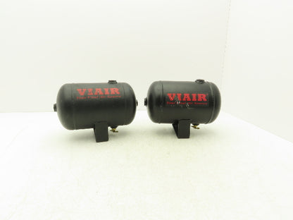 Viair 91014 Air Compressor Tank 1-Gallon 4-Port 150psi 1/4"npt  Lot of 2