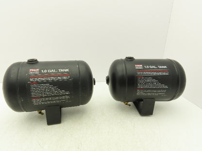 Viair 91014 Air Compressor Tank 1-Gallon 4-Port 150psi 1/4"npt  Lot of 2