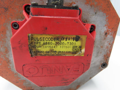 Fanuc A06B-0253-B400 AC Servo Motor 7kW 3000 RPM 149V 3PH Encoder A860-2000-T301