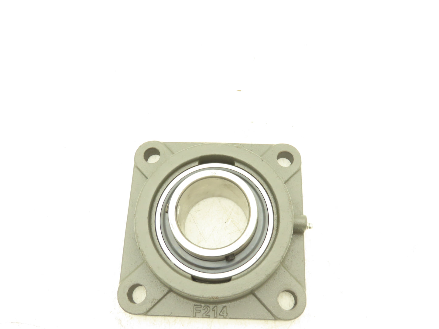 PTI F214 UCF214-44  Cast Iron 4-Bolt Flange Bearing 2-3/4" Bore 2 Set Screws