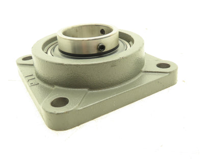 PTI F214 UCF214-44  Cast Iron 4-Bolt Flange Bearing 2-3/4" Bore 2 Set Screws