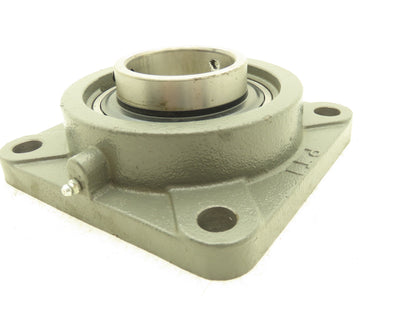 PTI F214 UCF214-44  Cast Iron 4-Bolt Flange Bearing 2-3/4" Bore 2 Set Screws