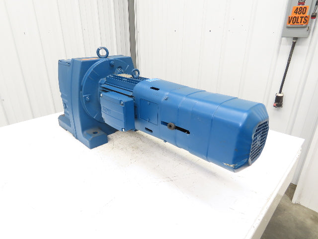 Sew Eurodrive R97DRE100LC4BE5/TH/AV1H Brake Gearmotor 103.4 Ratio 5Hp 17rpm 3PH