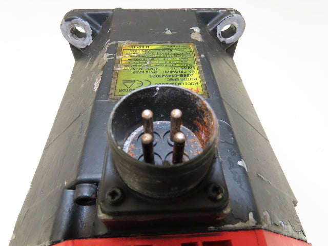 Fanuc A06B-0142-B075 AC Servo Motor 2.1kW 186V 3Ph 2000RPM Encoder A8600360V501