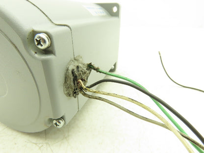 NISSEI GFM-15-20-T90X AC Induction Gearmotor 90W 78RPM 200-220V 3Ph 50/60Hz 20:1