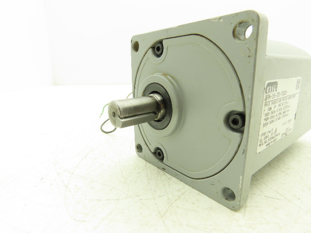 NISSEI GFM-15-20-T90X AC Induction Gearmotor 90W 78RPM 200-220V 3Ph 50/60Hz 20:1