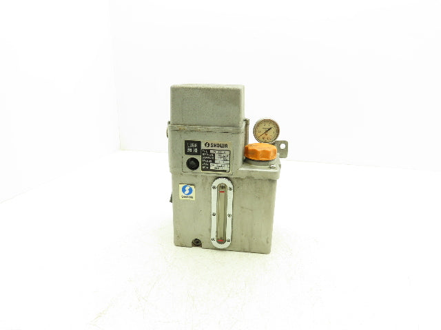 Showa LCB-4111C Lubricator Pump 0.1 L/min  1.2 Mpa 100VAC 2L Tank