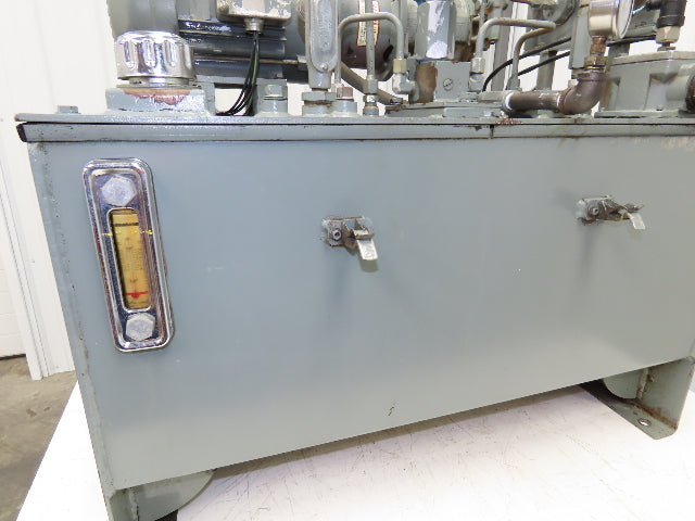 Rexroth AA10VSO28 Piston Pump Hydraulic Power Unit 45 Gal 12gpm 3000psi 5Hp 3PH