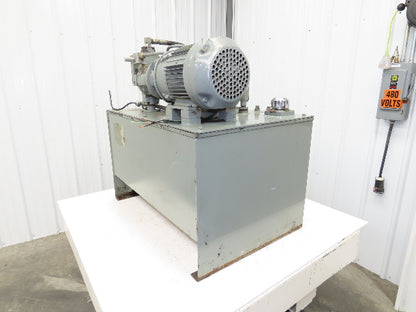 Rexroth AA10VSO28 Piston Pump Hydraulic Power Unit 45 Gal 12gpm 3000psi 5Hp 3PH