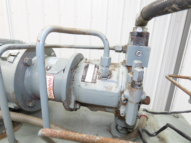Rexroth AA10VSO28 Piston Pump Hydraulic Power Unit 45 Gal 12gpm 3000psi 5Hp 3PH